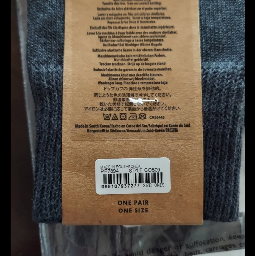 J.Crew Holiday Dog Critter Socks - Retriever Santa Grey O/S Men's BNWT SO